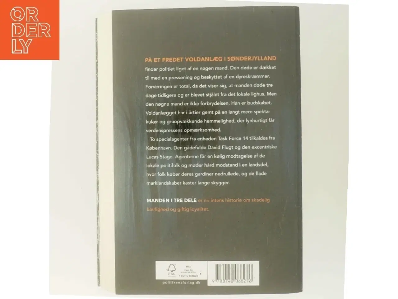 Billede 3 - Manden i tre dele : krimi af Thomas Bagger (f. 1981) (Bog)