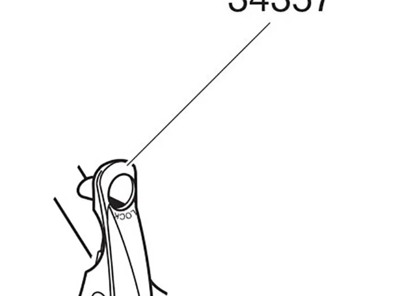 Billede 1 - Thule spænde m/hul f/lås