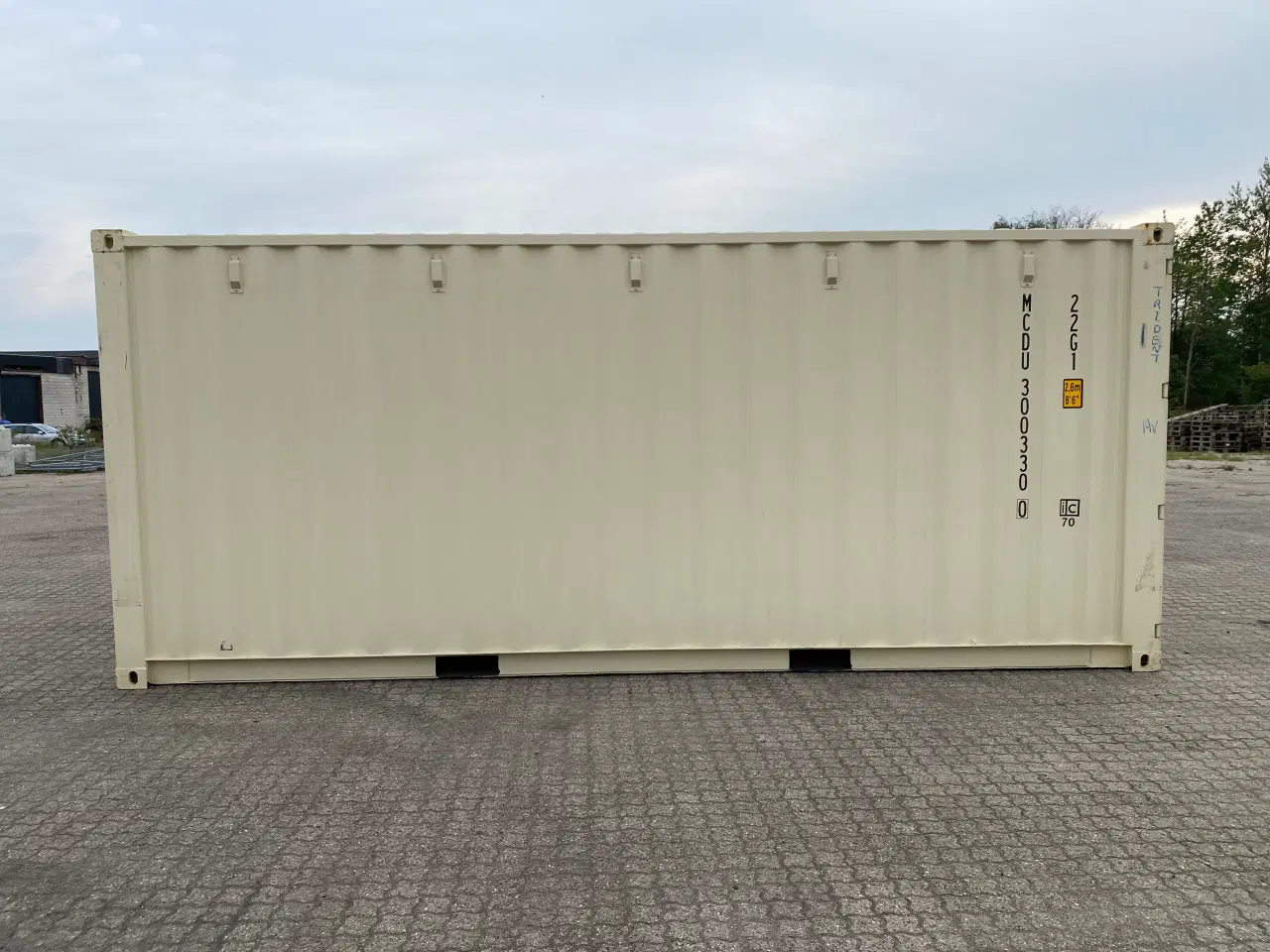 Billede 5 - 20 fods container NY One Way i Flot Ral 1015 farve