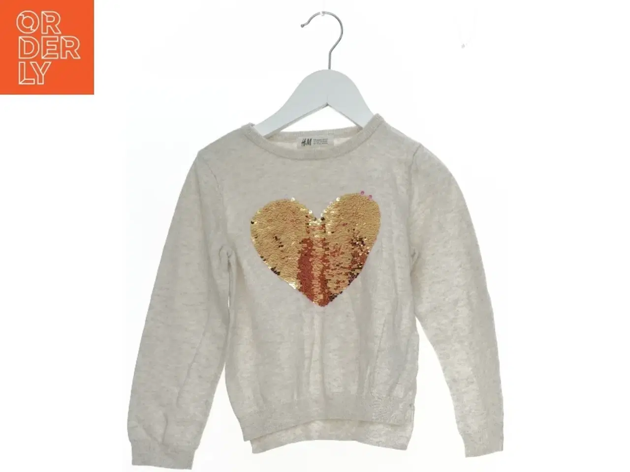 Billede 1 - Børnebluse med hjerte fra H&M (str. 110)