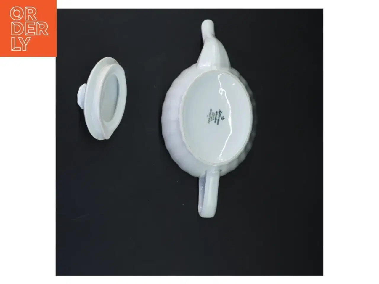 Billede 2 - Hvid tepotte fra KPM Berlin (str. 22x14 cm)