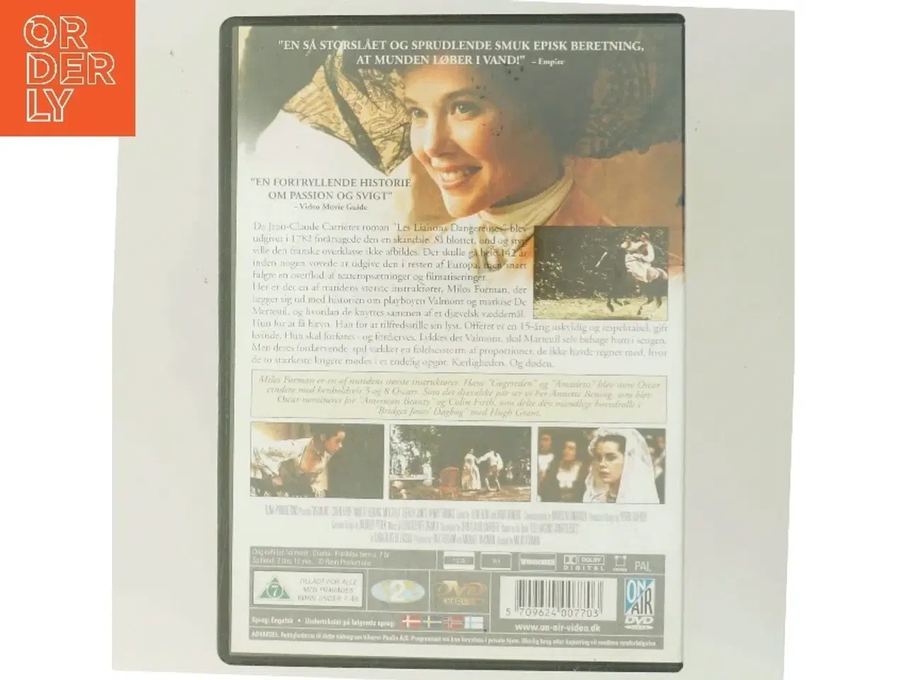 Billede 3 - Valmont af Milos Forman med Annette Bening (DVD)