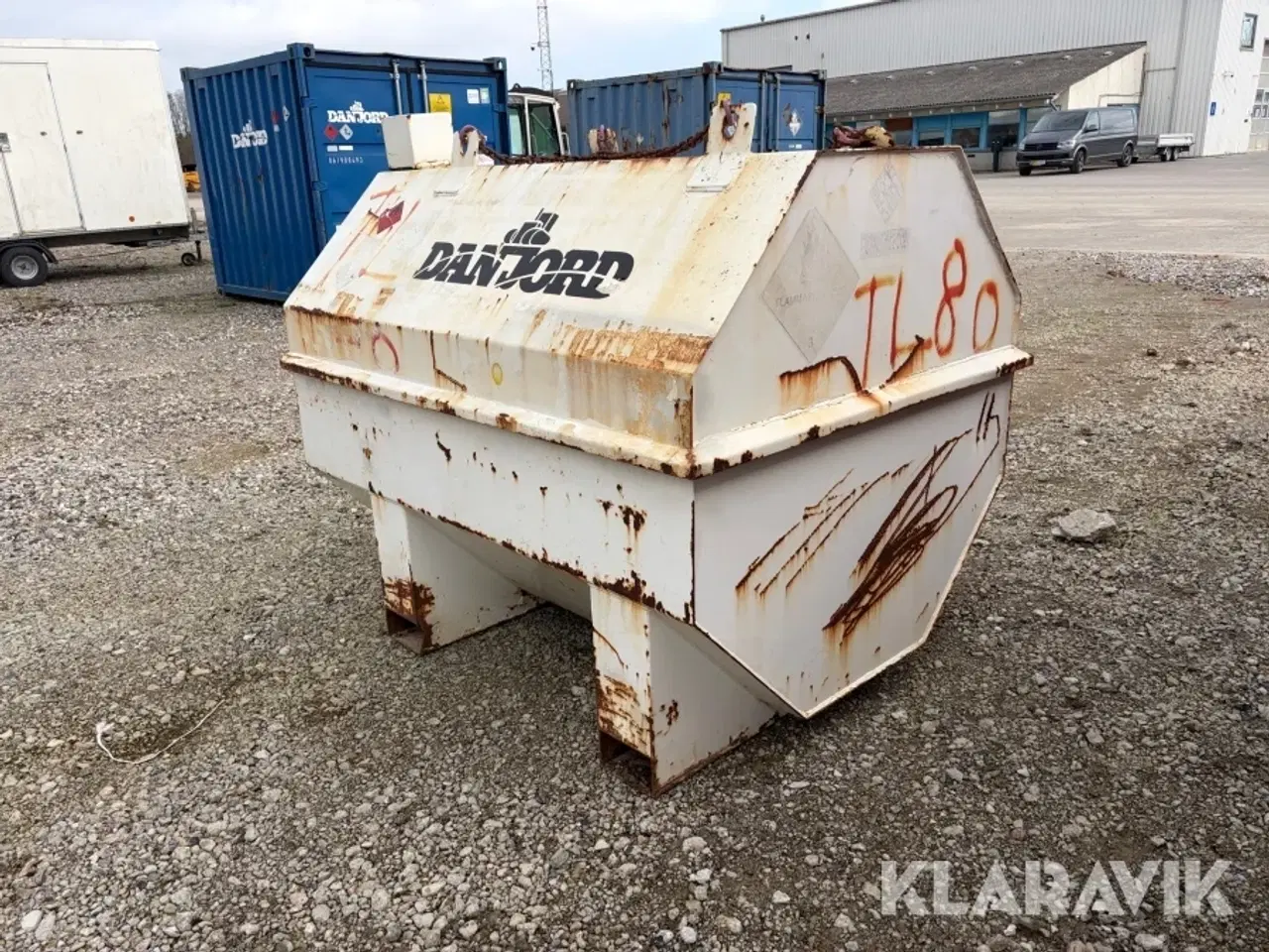 Billede 4 - Transportabel dieseltanken Thyholm Olie Service 1500 Liter