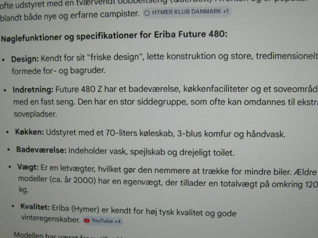 Billede 20 - Hymer/Eriba Future 480 Z