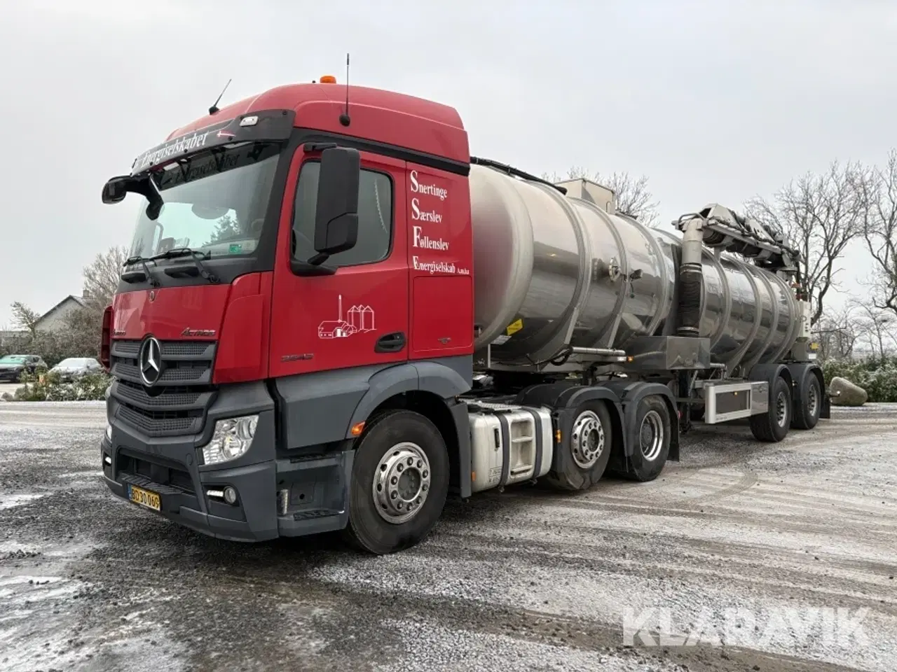 Billede 1 - Lastbil Mercedes-Benz Actros med gylletrailer