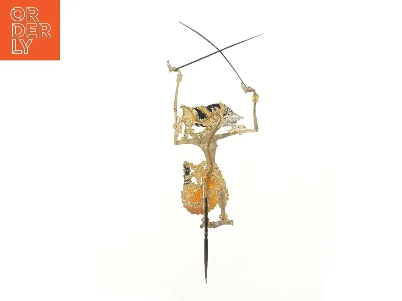 Billede 2 - Javanesisk wayang kulit dukke (str. 105 cm)