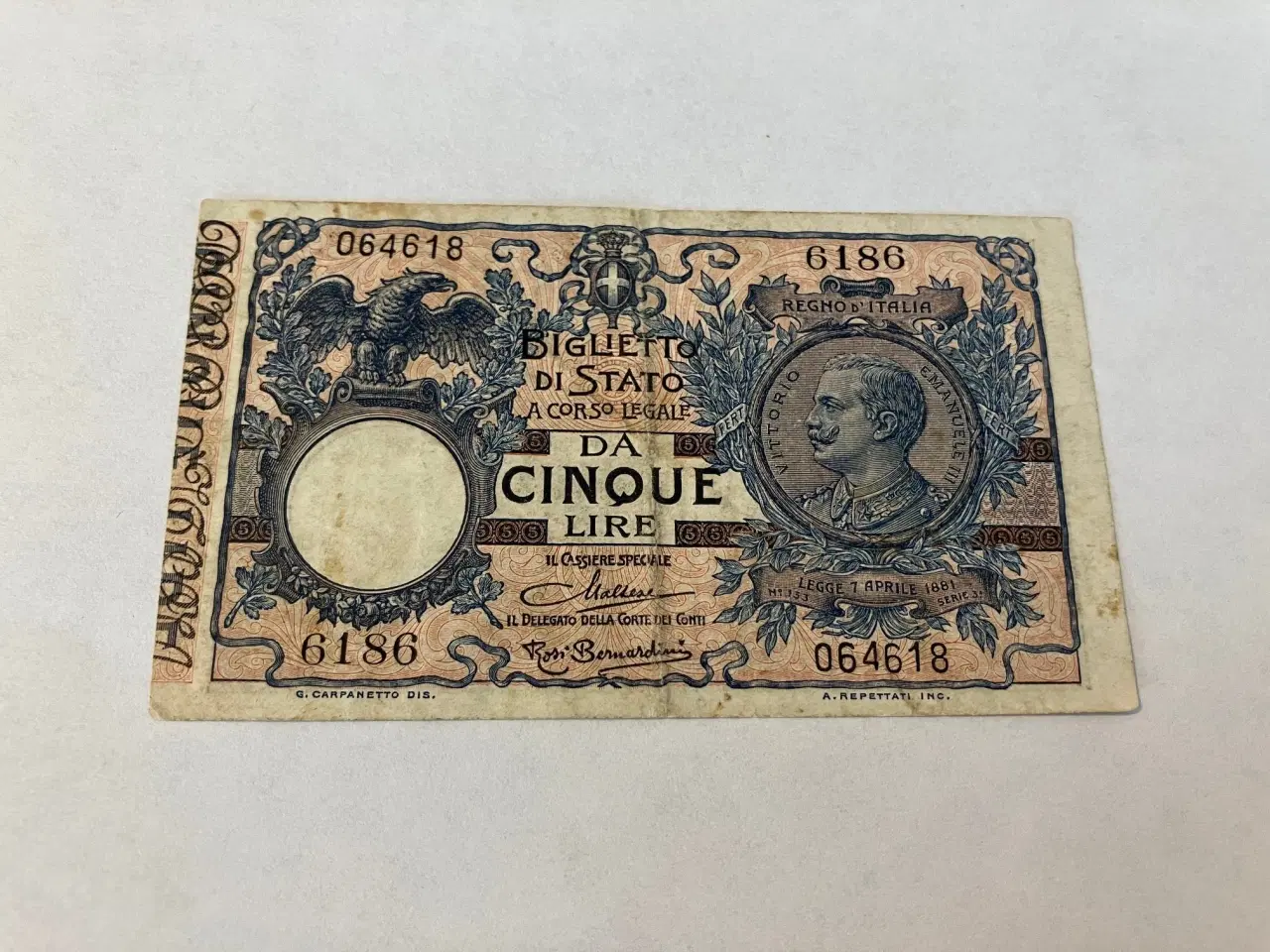 Billede 1 - 5 Lire Italy