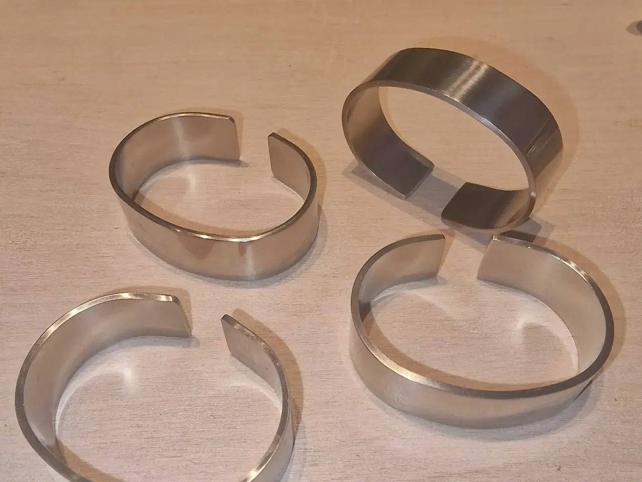 Billede 2 - Stelton servietringe, sæt med 4 stk, sælges