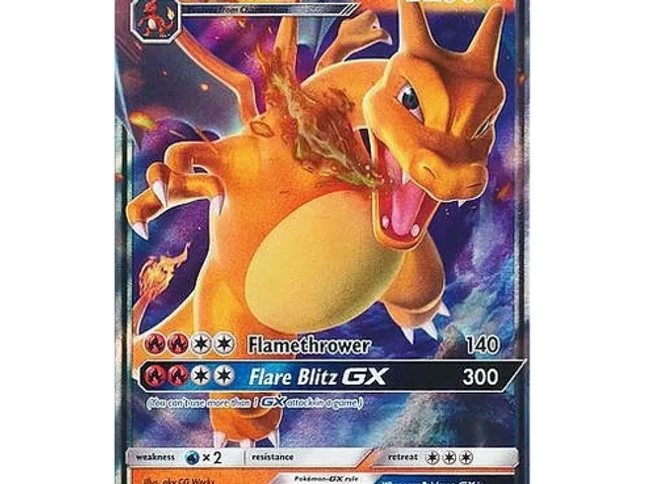 Billede 1 - Pokémon Enkeltkort - Charizard GX (SM211)