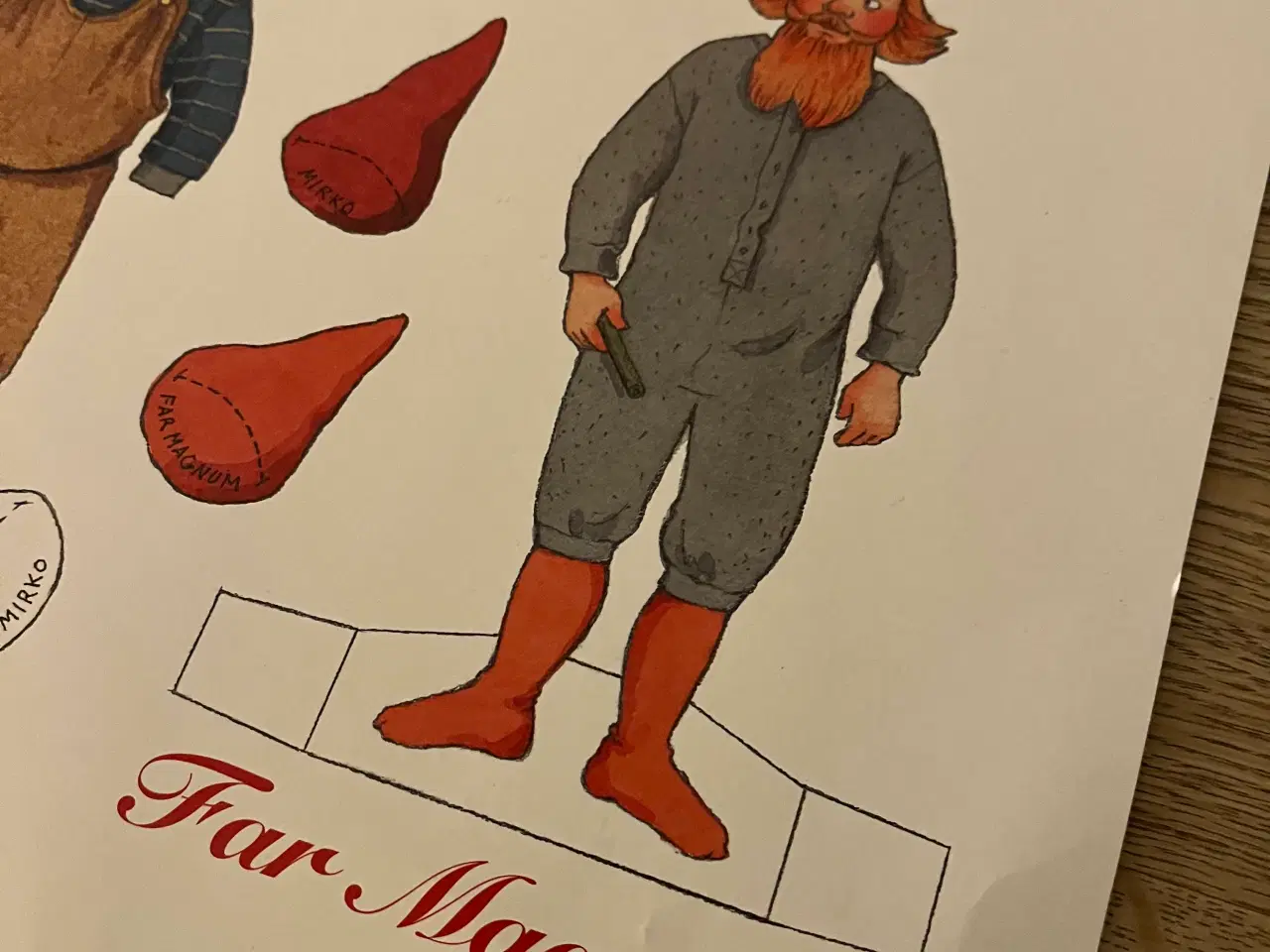 Billede 3 - Jul på slottet klippeark