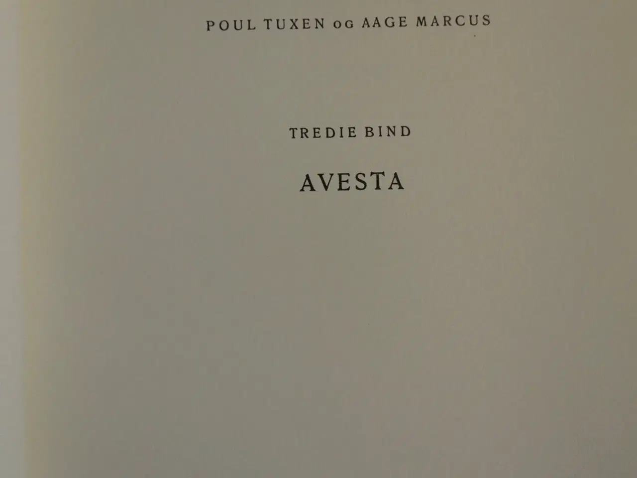 Billede 2 - avesta - et udvalg af zarathustriske tekster, over