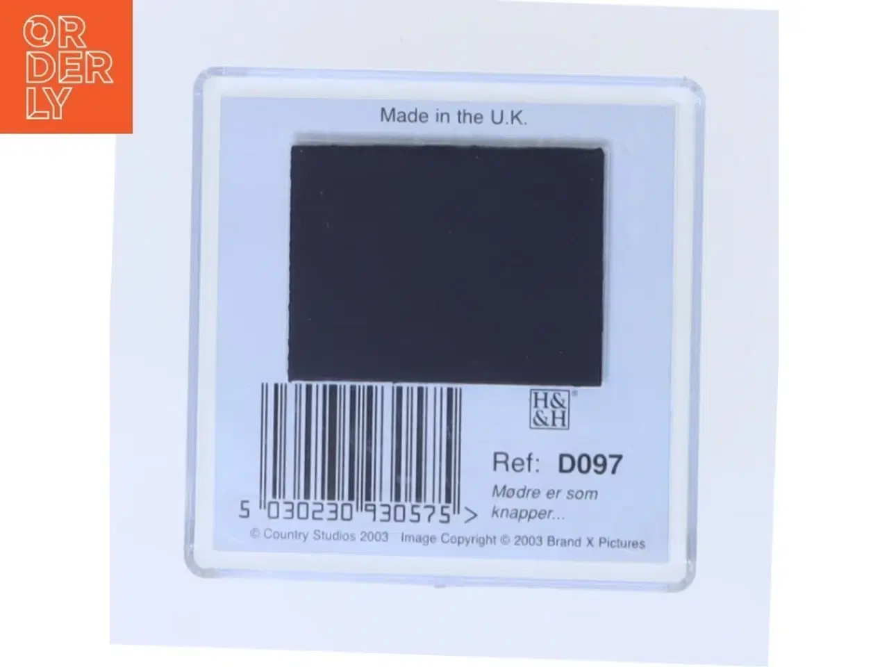 Billede 2 - Magnet med citat om mødre (str. 6,5x6,5 cm)