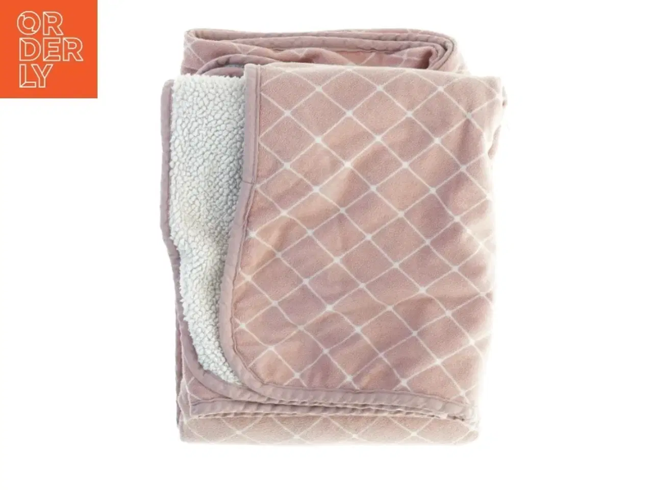 Billede 1 - Vatteret babytæppe med blødt foer (str. 95 x 95 cm)