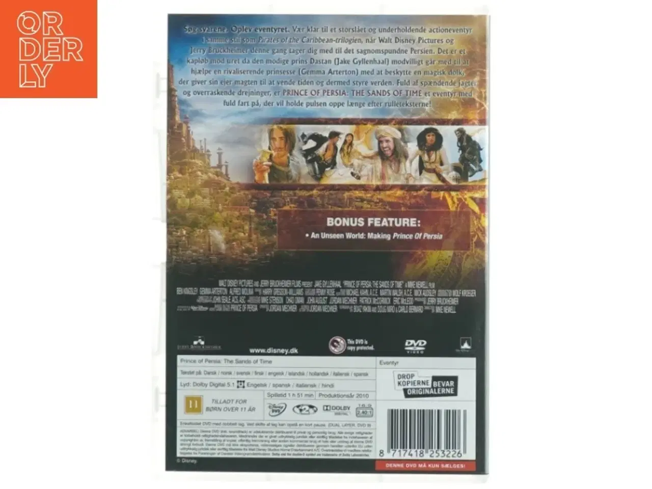 Billede 3 - Prince of Persia: The Sands of Time DVD fra Disney