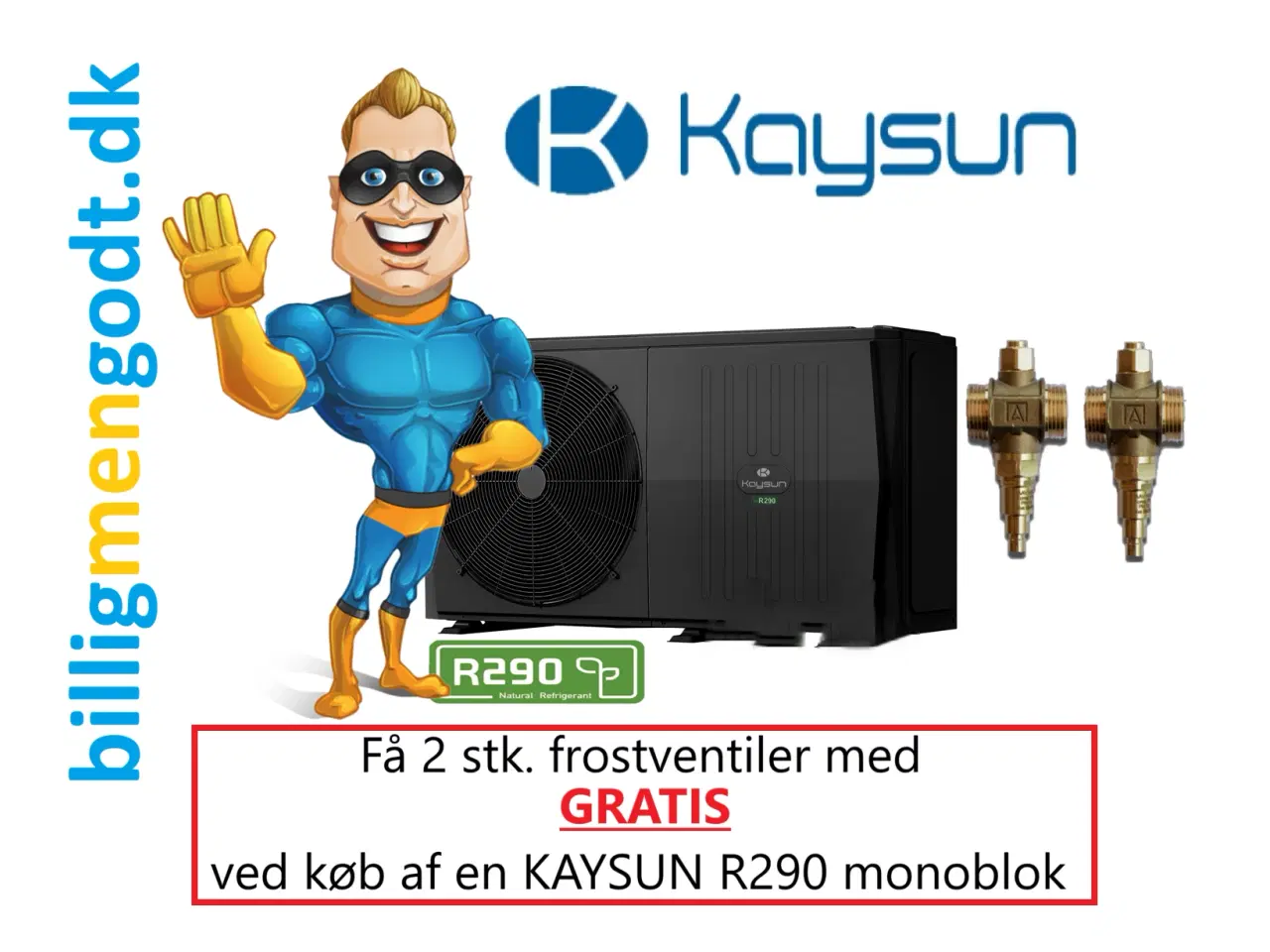 Billede 2 - R290 KAYSUN monoblok luft/vand varmepumpe