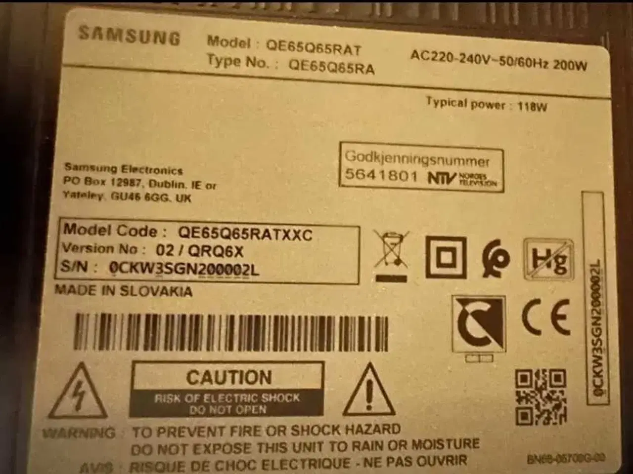 Billede 3 - Rigtig lækkert Samsung 65 QLED Smart TV