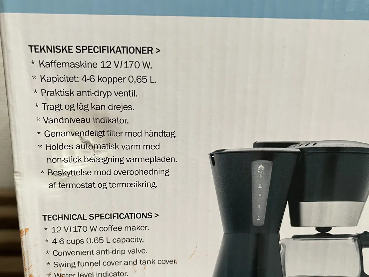 Billede 2 - Kaffemaskine til 12V stik