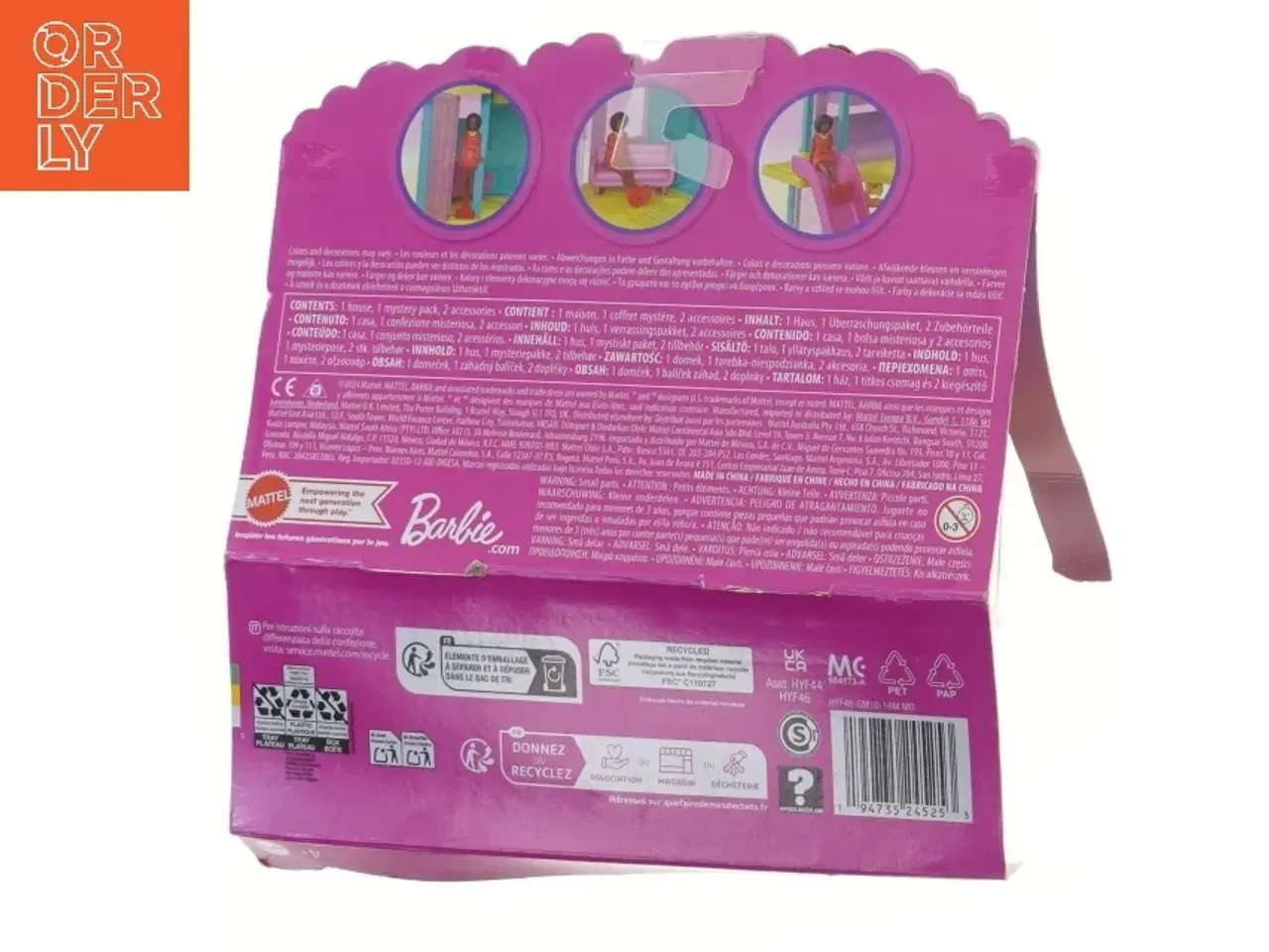 Billede 2 - Mini Barbie hus fra Barbie (str. 23x15,5 cm)