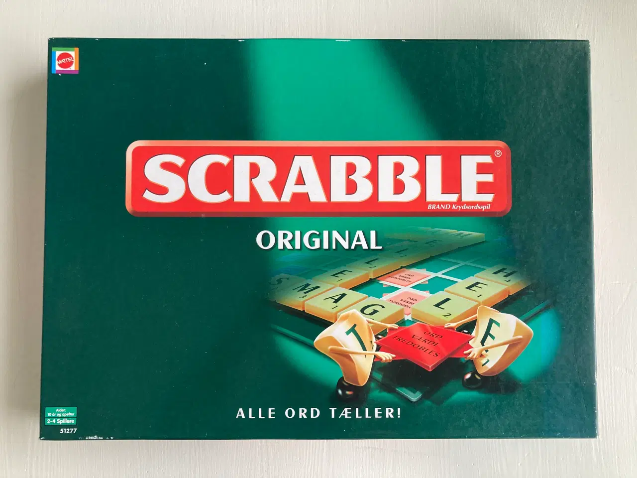 Billede 1 - Scrabble - Det originale fra Mattel. Som nyt!