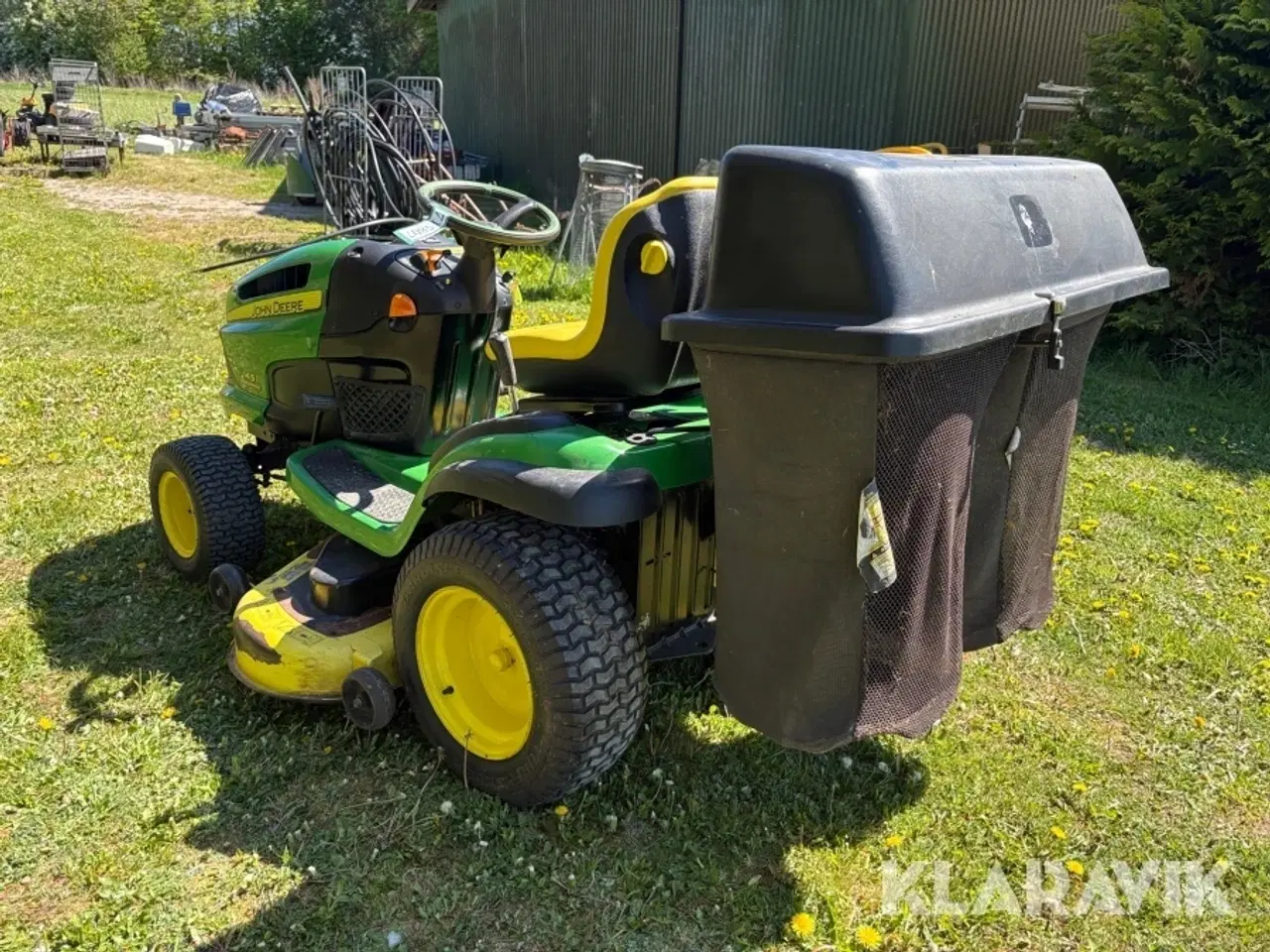 Billede 3 - Havetraktor John Deere 145B med opsamler