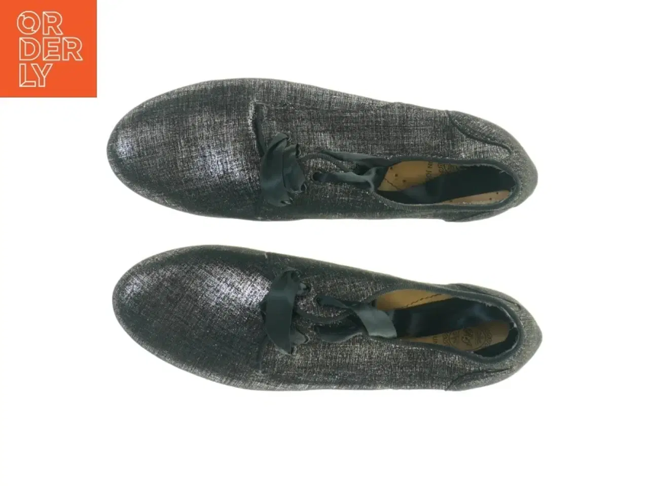 Billede 8 - Sorte glimtende loafers med sløjfe fra Reve d&#39;un jour (str. 36)