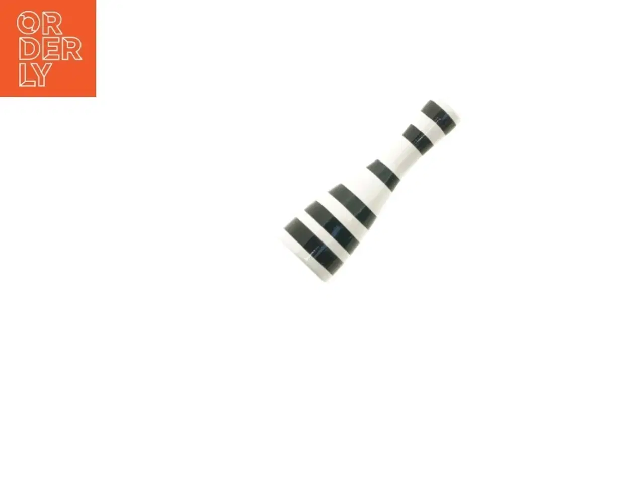 Billede 3 - Stribet keramisk vase (str. 20 cm)