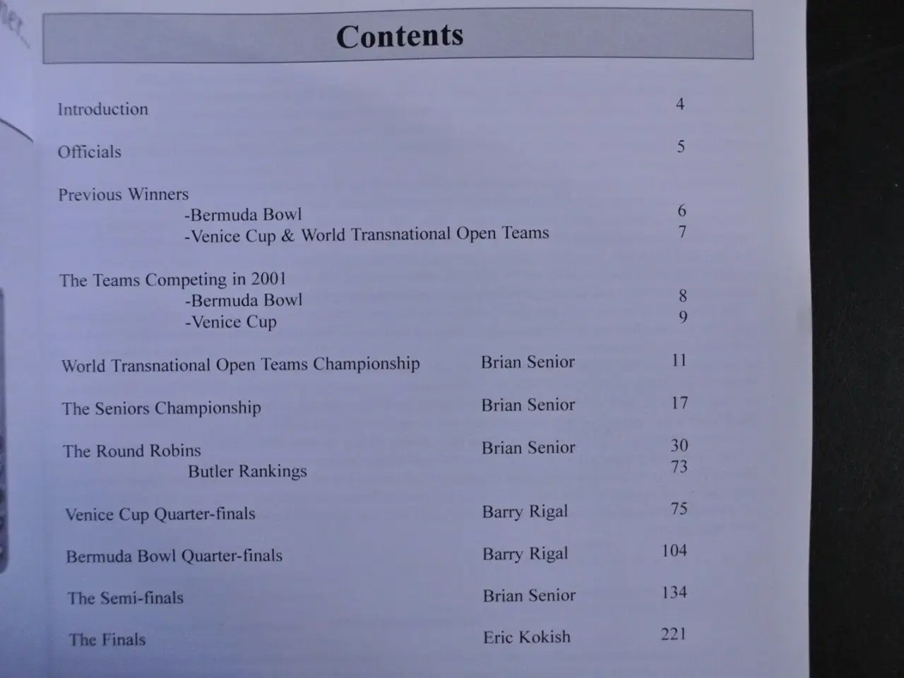 Billede 2 - 2001 world bridge championships paris, edited by b
