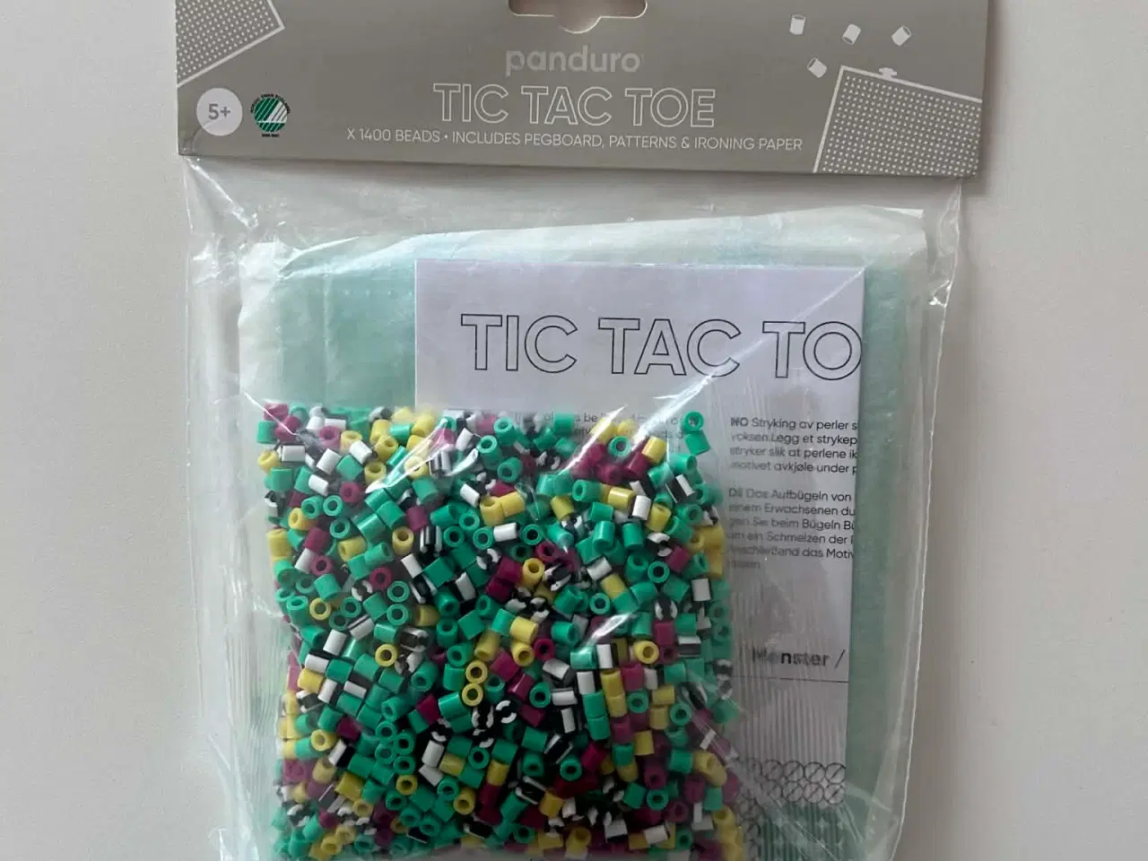 Billede 1 - Panduro Tic Tac Toe perlesæt, 2 sæt - NYT