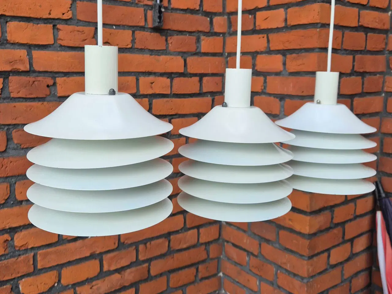 Billede 2 - Tre herlige lamellamper fra ABO Randers