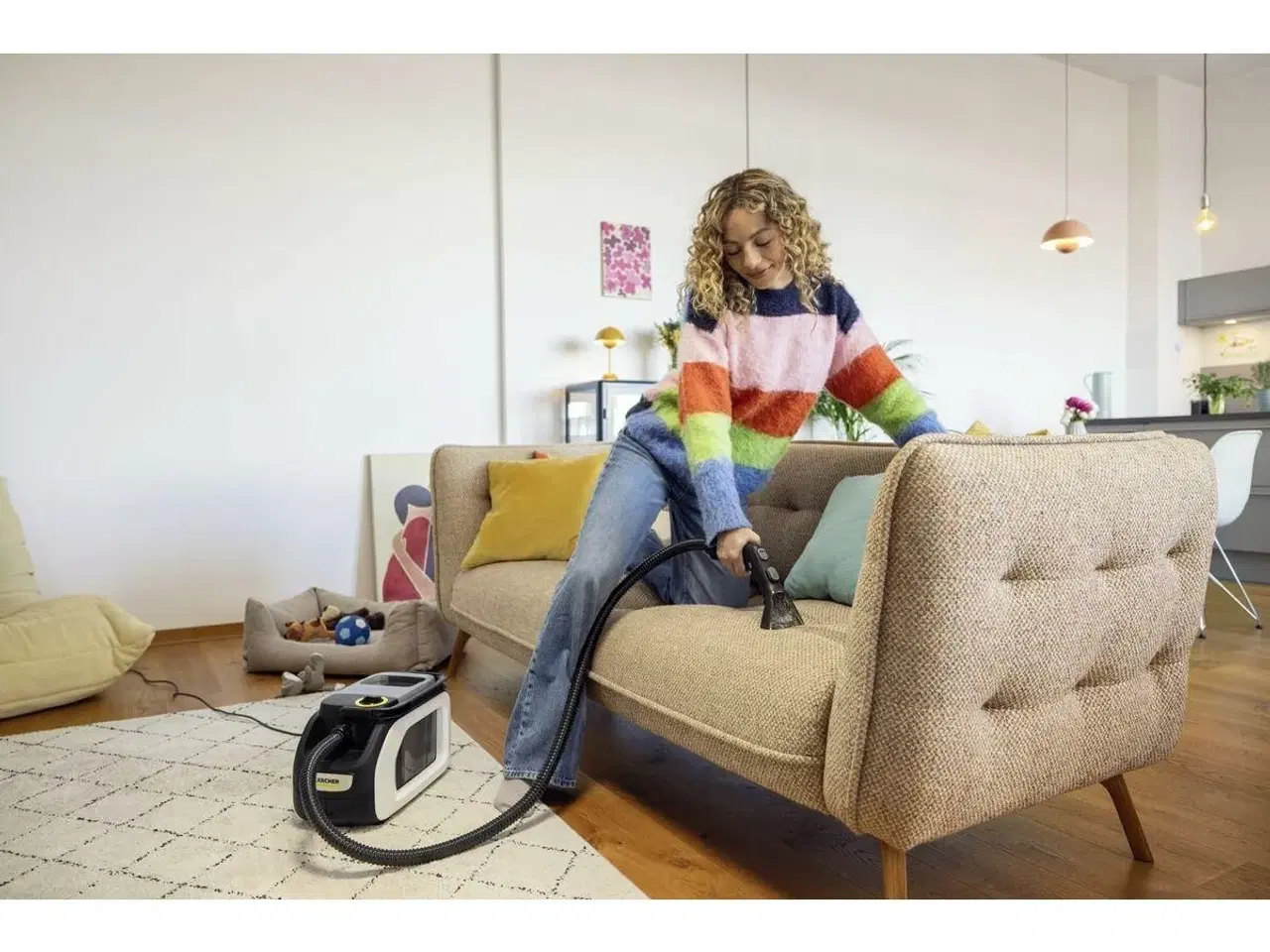 Billede 3 - Damprenser Kärcher SE 3 Compact - hvid/multifarvet, 500 W