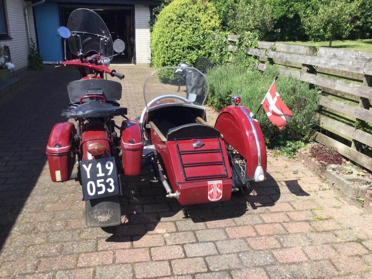 Billede 2 - Nimbus med sidevogn årg. 1953