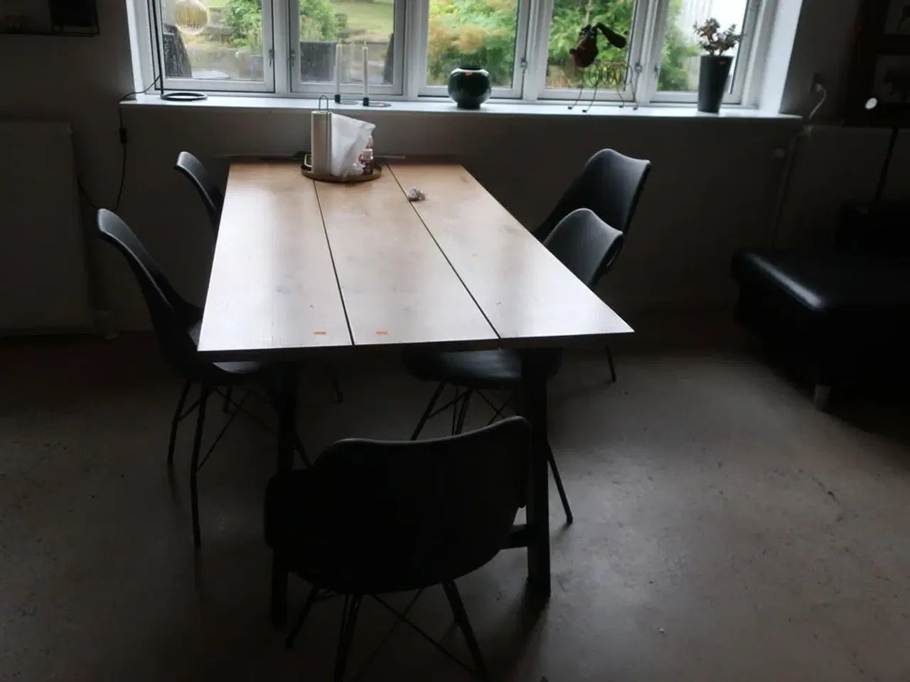 Billede 3 - Spisebord 190x90 med stole
