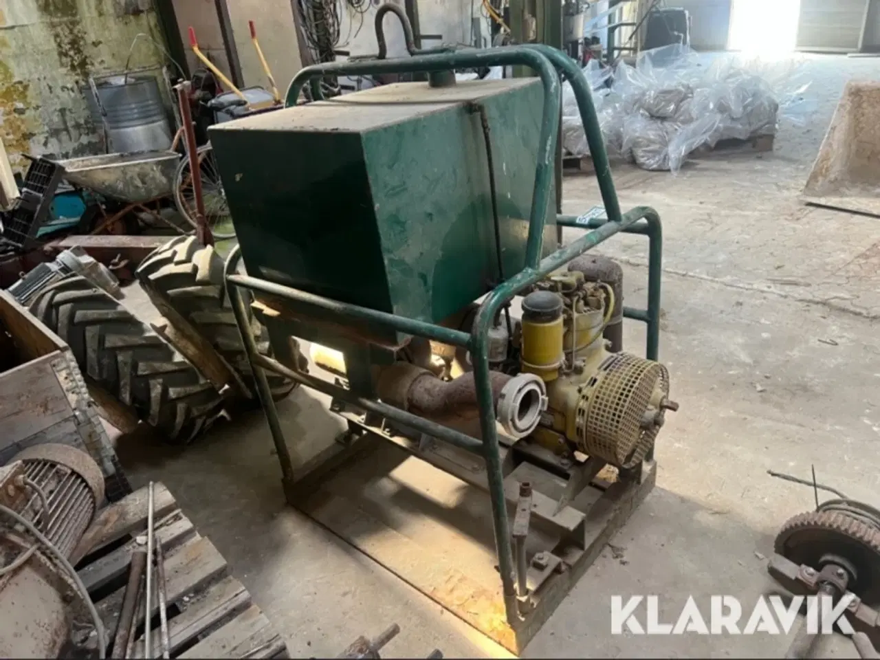 Billede 2 - Vandpumpe med dieselmotor Hatz