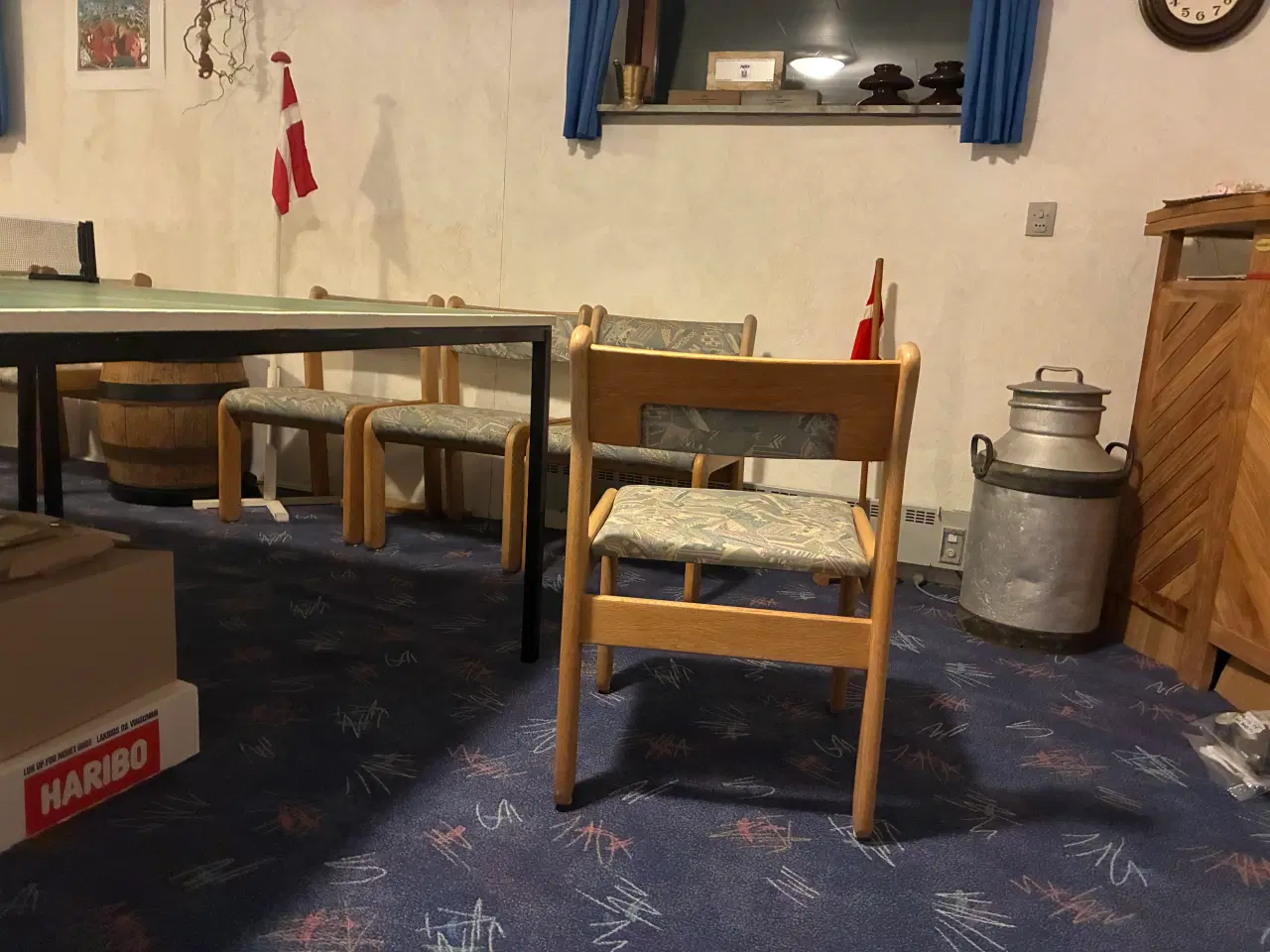 Billede 1 - Spisebordstole i massiv eg