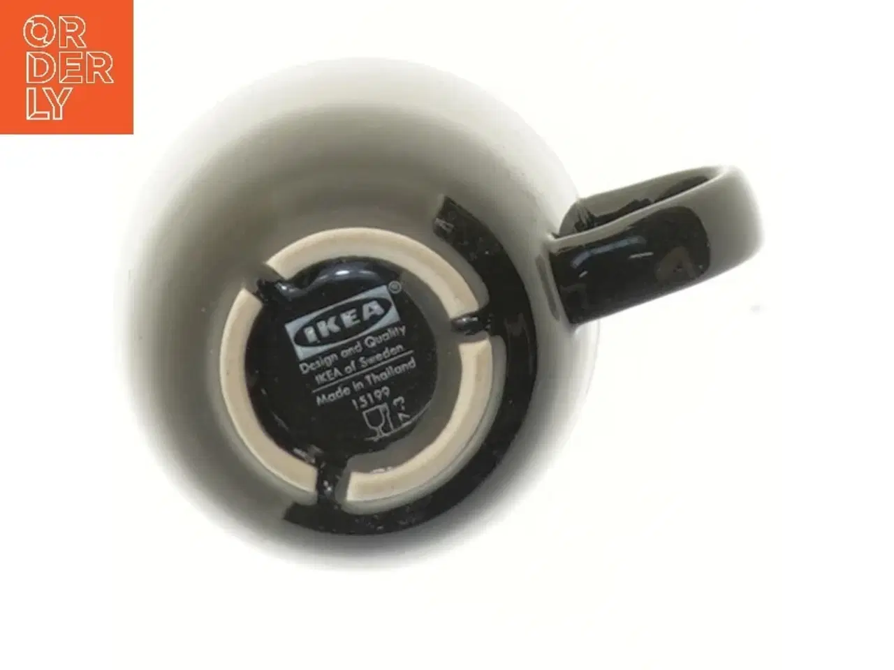 Billede 3 - Sort kaffekrus fra Ikea fra Ikea (str. 9,5 cm)