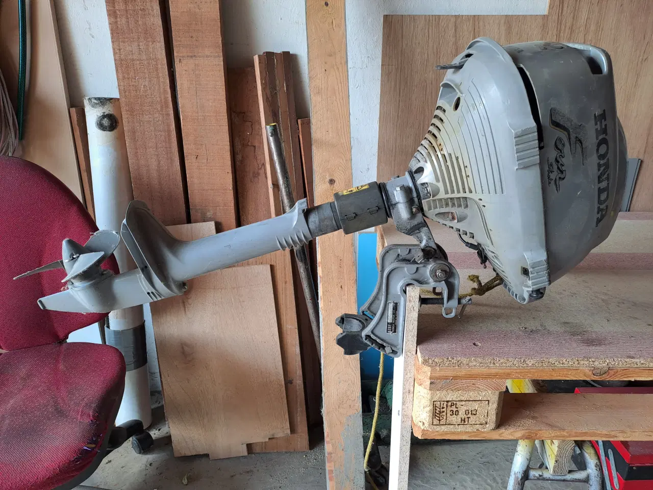 Billede 5 - Bådmotor Honda 2 hk Luftkølet