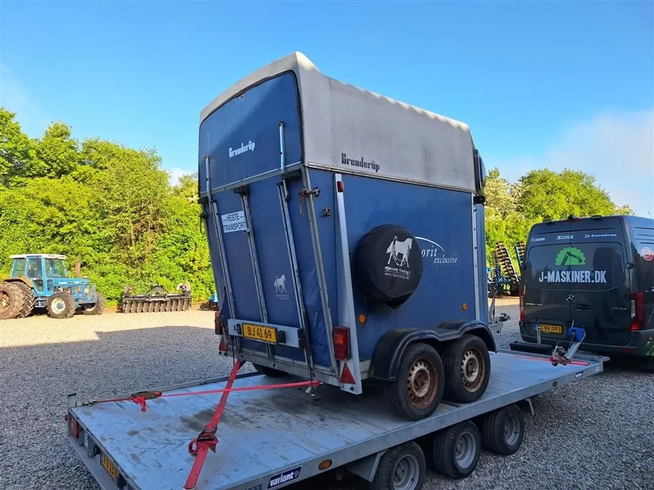 Billede 2 - Brenderup 33 K HESTETRAILER