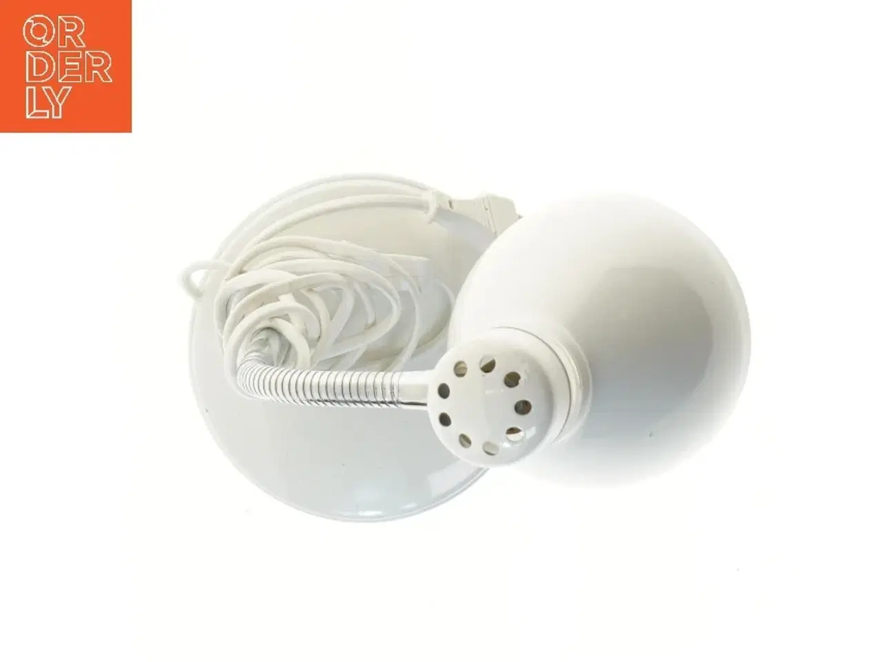 Billede 2 - Hvid bordlampe (str. 34,5 cm)