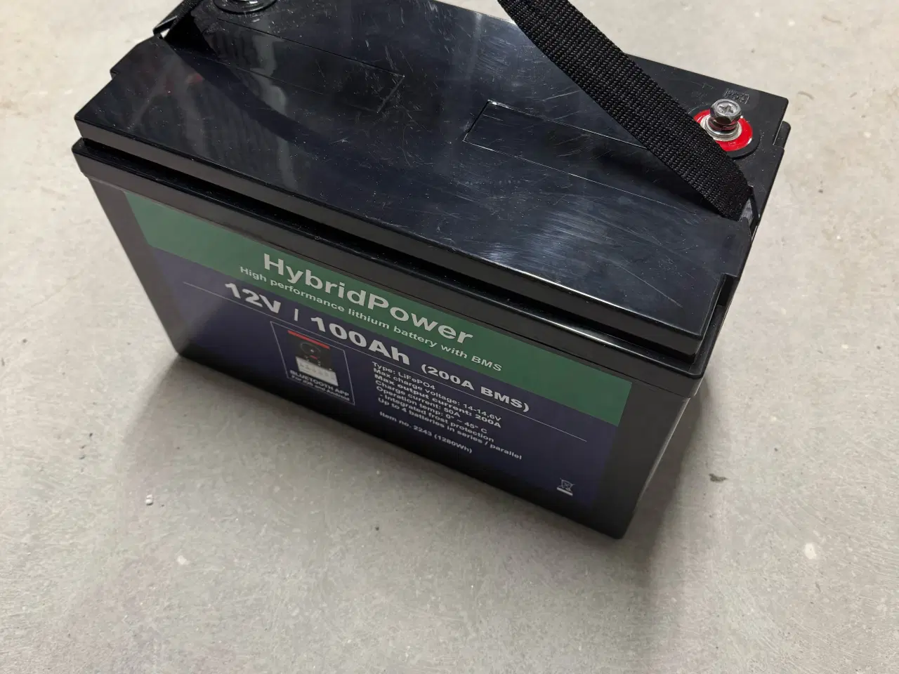 Billede 1 - LiFeP04 12 v batteri