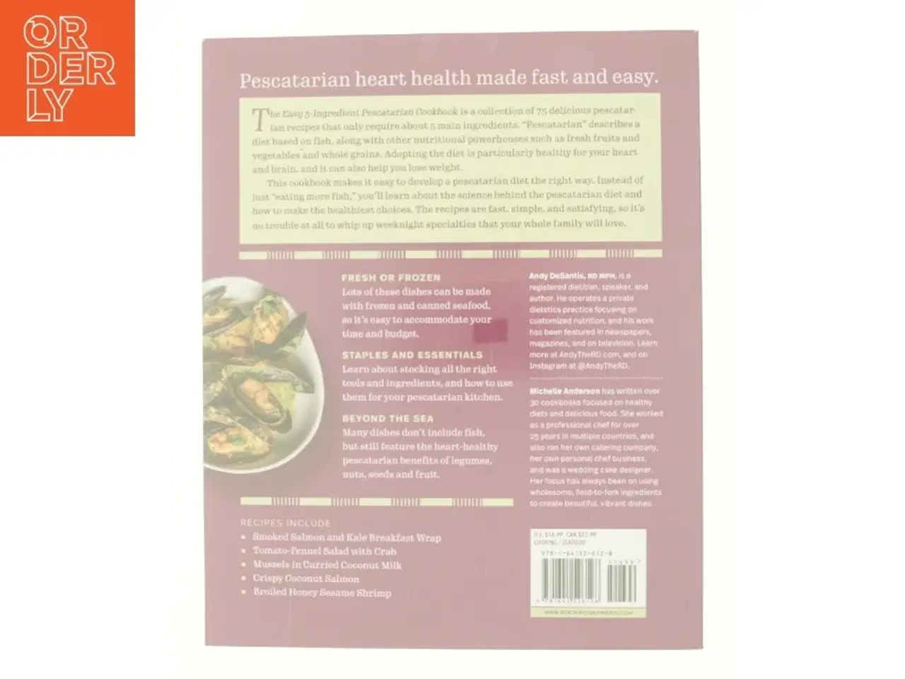 Billede 2 - The Easy 5-ingredient Pescatarian Cookbook (Bog)