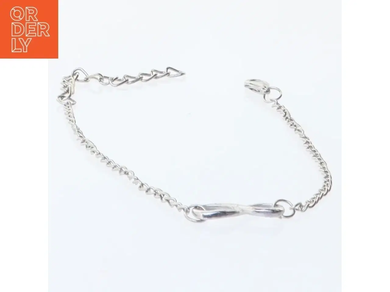 Billede 2 - Sølvfarvet armbånd (str. 23,5 cm)