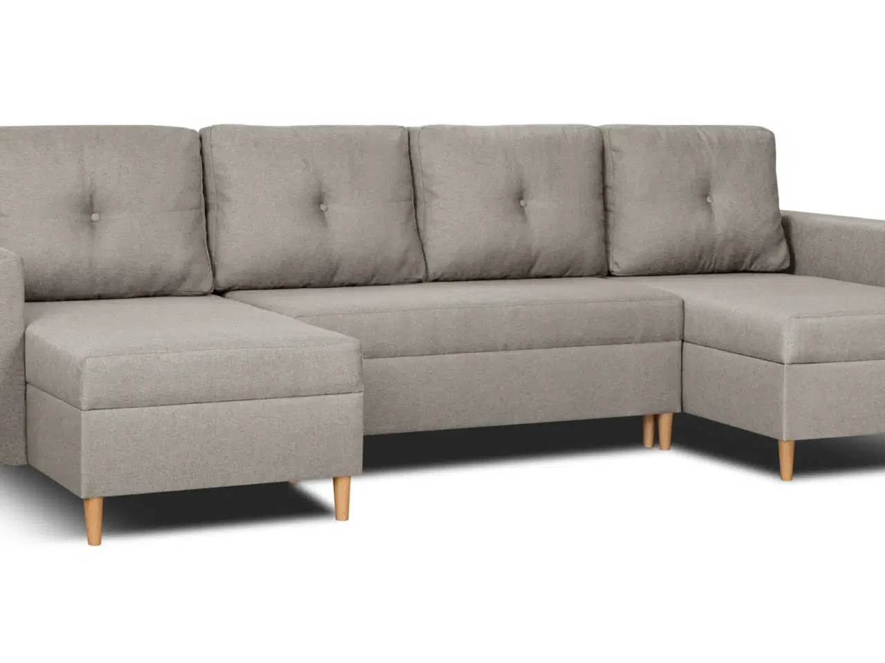 Billede 1 - DORIS-U Hjørnesofa med sovefunktion Beige