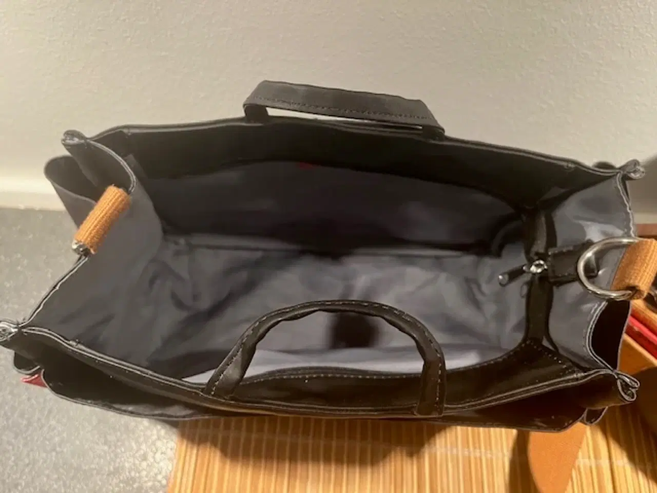 Billede 7 - Storksak Noa Pusletaske Sæt i Coated Canvas – Sort