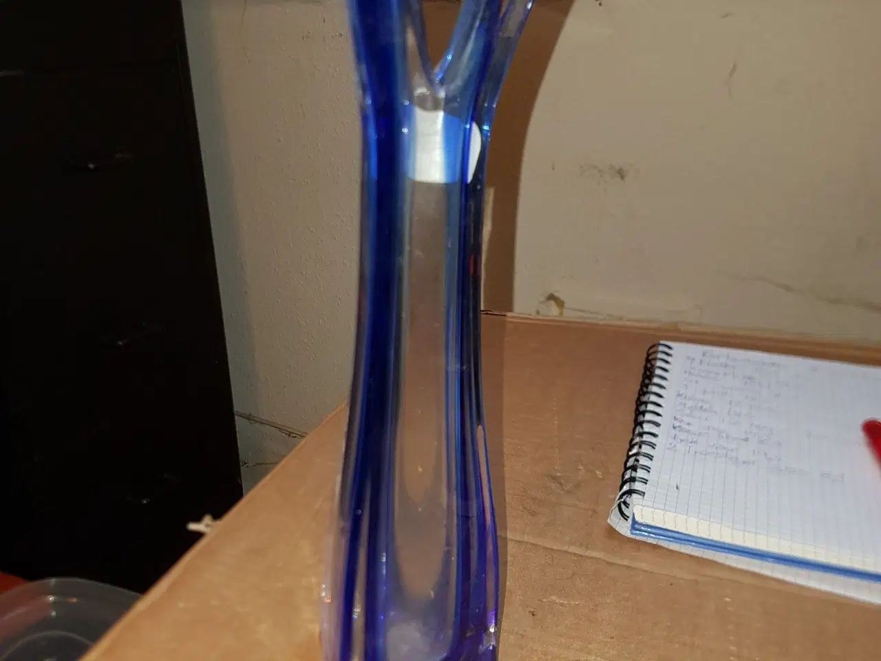 Billede 1 -  lux glass faconne main vase