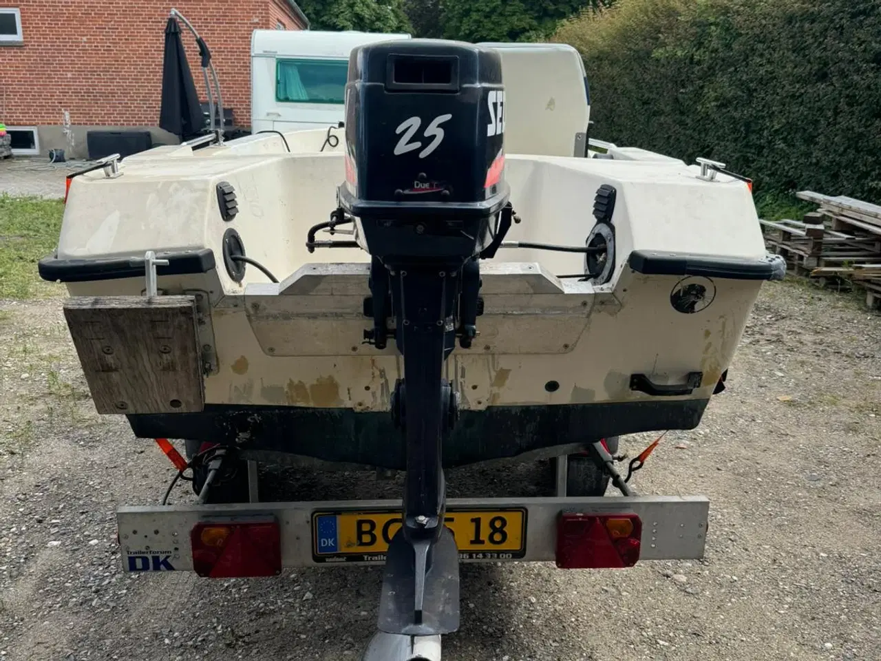 Billede 3 - Uttern 4102 25hk med trailer