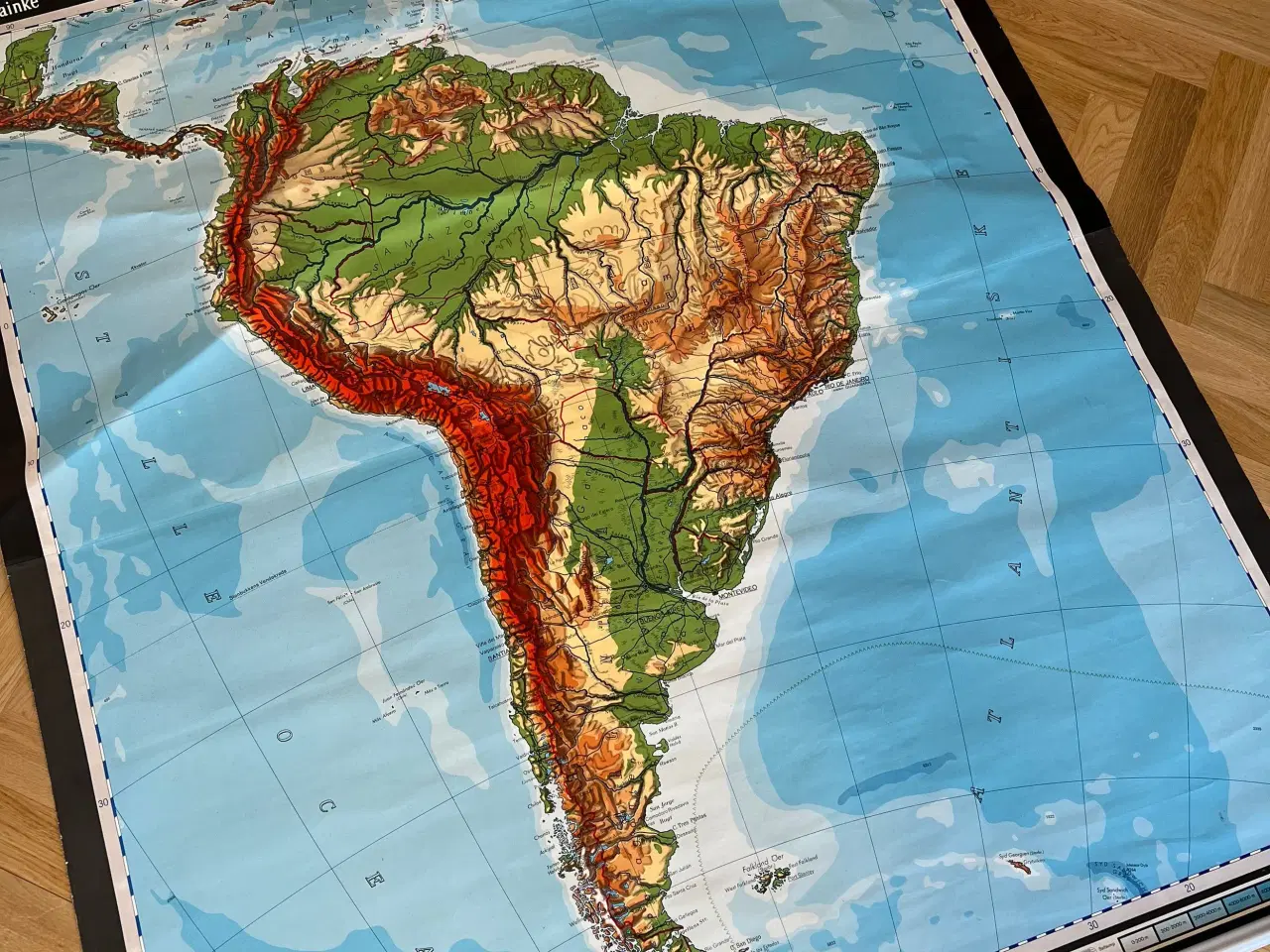 Billede 3 - Landkort Sydamerika