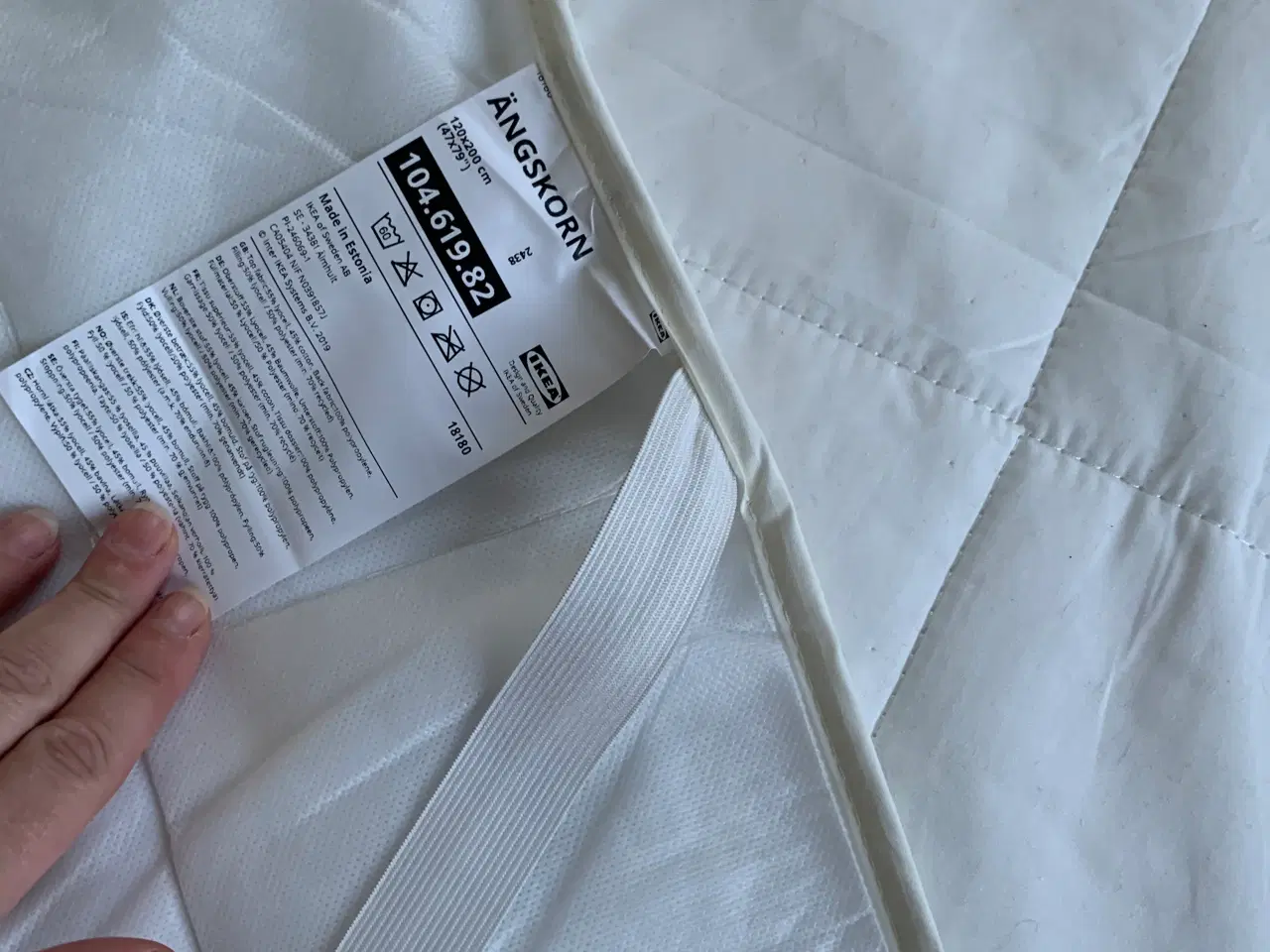 Billede 5 - Ikea Snarum boxmadras, ben, topmadras og beskytter