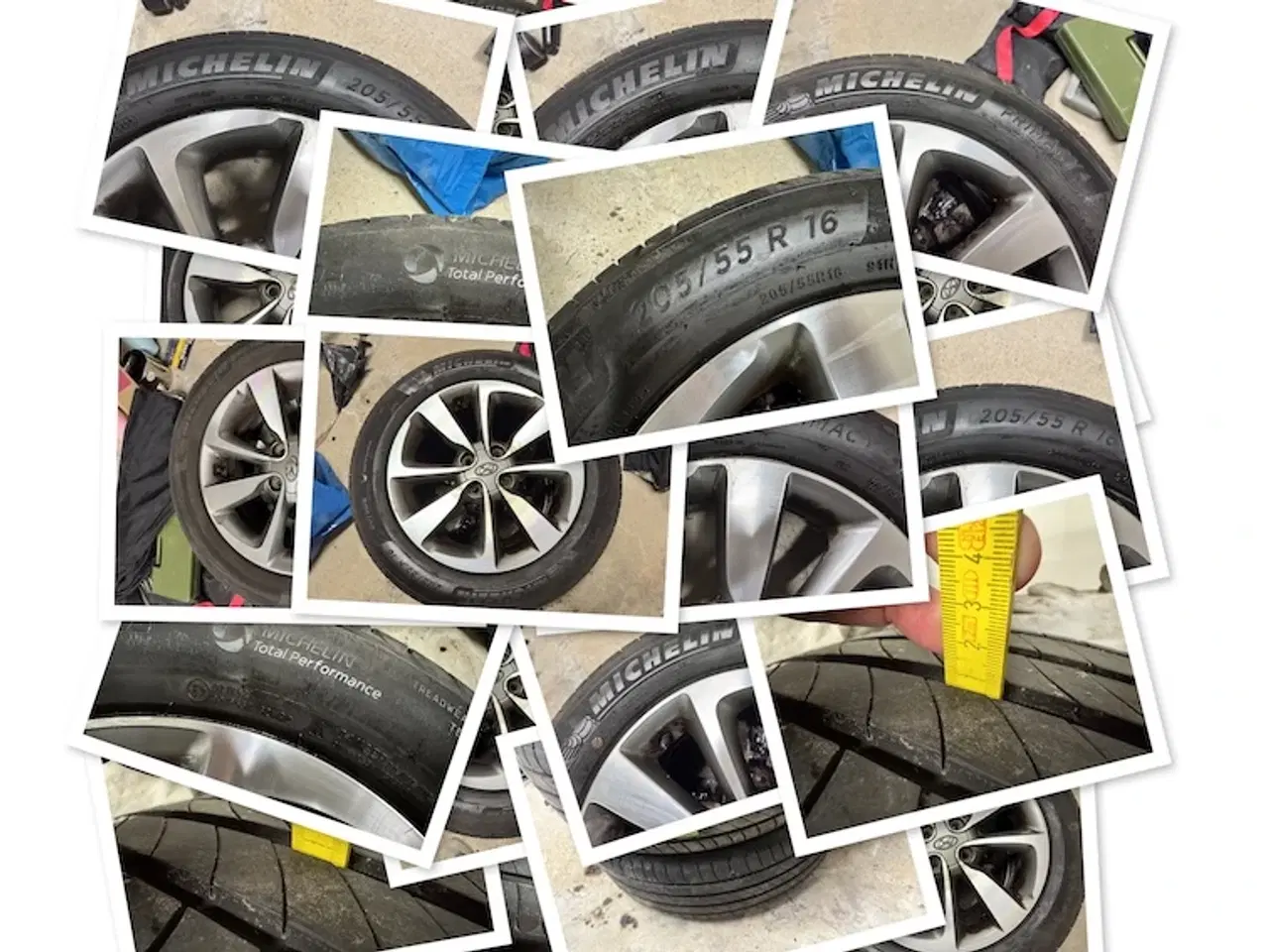 Billede 1 - Alufælge 16" Originale Hyundai m. Michelin dæk