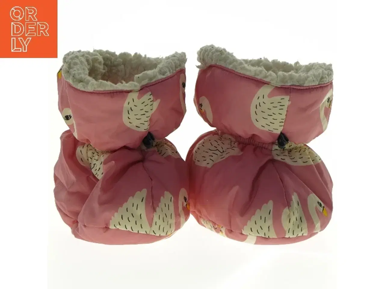 Billede 6 - Småfolk Overtrækssutter med svanemotiv