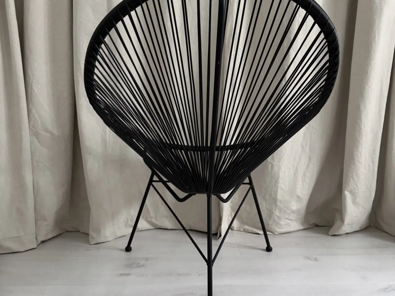 Billede 4 - Rigtig fin sort Mexico stol 